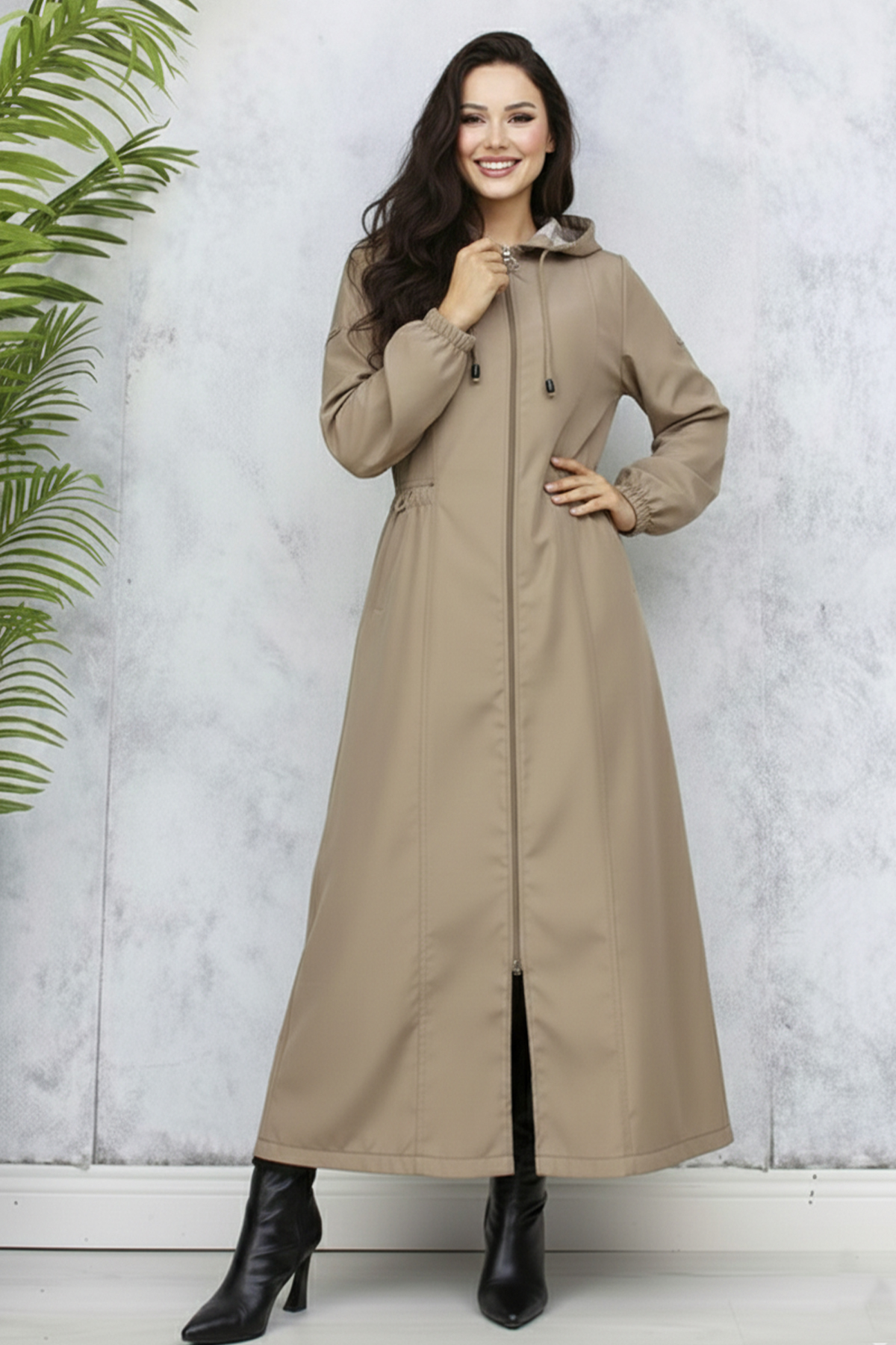 Mevsimlik Trençkot Vizon 1305