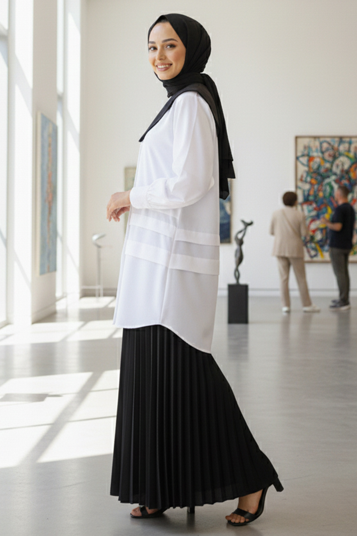  Sivri Yakalı Gömlek Beyaz 2068