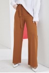 Kuşakli Tesettür Pantolon Taba 204 Kuşakli Tesettür Pantolon Taba 204