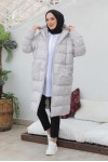 Oversize Şişme Mont Taş 2255 Oversize Şişme Mont Taş 2255