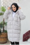 Oversize Şişme Mont Taş 2255 Oversize Şişme Mont Taş 2255