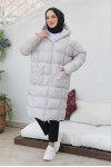 Oversize Şişme Mont Taş 2255 Oversize Şişme Mont Taş 2255