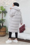 Oversize Şişme Mont Taş 2255 Oversize Şişme Mont Taş 2255