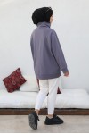 Raglan Kol İçi Şardonlu Tesetür Sweatshirt Gri 10029 Raglan Kol İçi Şardonlu Tesetür Sweatshirt Gri 10029