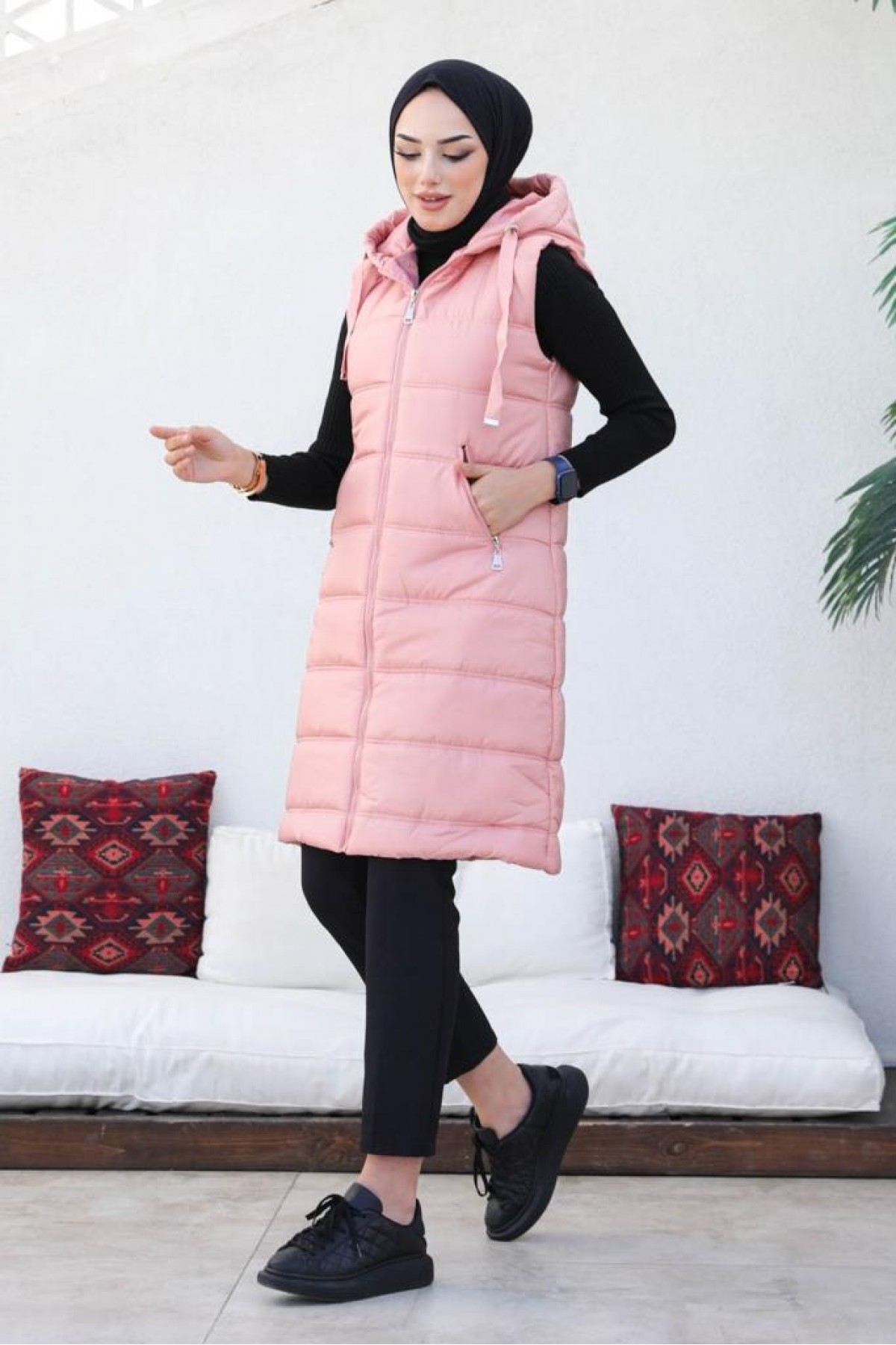 Dolumlu Şişme Yelek Pembe 5140 Dolumlu Şişme Yelek Pembe 5140