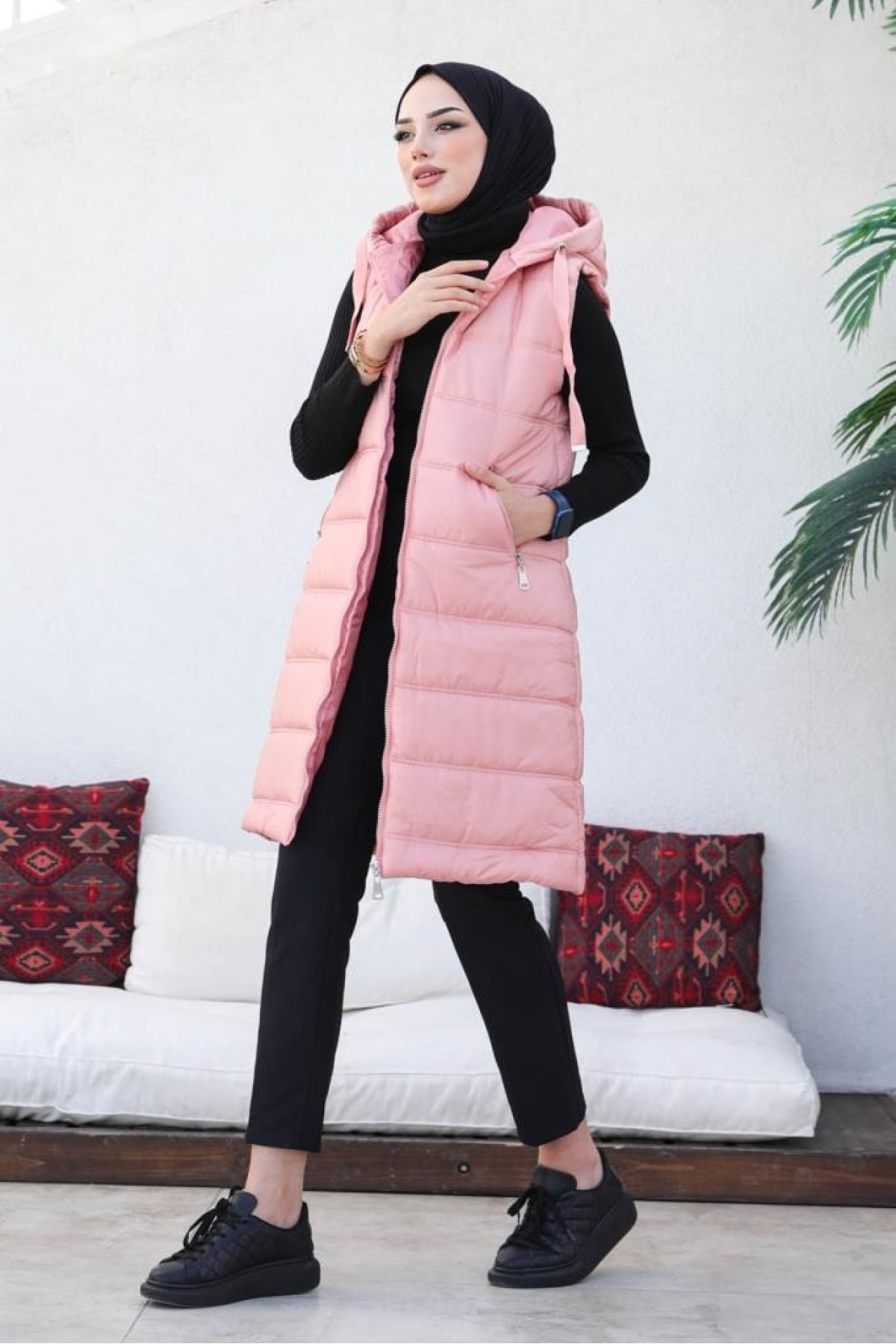 Dolumlu Şişme Yelek Pembe 5140 Dolumlu Şişme Yelek Pembe 5140