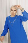 Tesettür İkili Takım Saks Mavisi 2945 Tesettür İkili Takım Saks Mavisi 2945