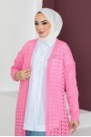 Mevsimlik Pamuk Hırka Pembe 2460 Mevsimlik Pamuk Hırka Pembe 2460