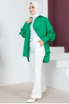 Kemerli Kumaş Pantolon Beyaz 6538 Kemerli Kumaş Pantolon Beyaz 6538