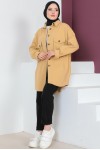 Körük Cep Detaylı Ceket Camel 23049 Körük Cep Detaylı Ceket Camel 23049