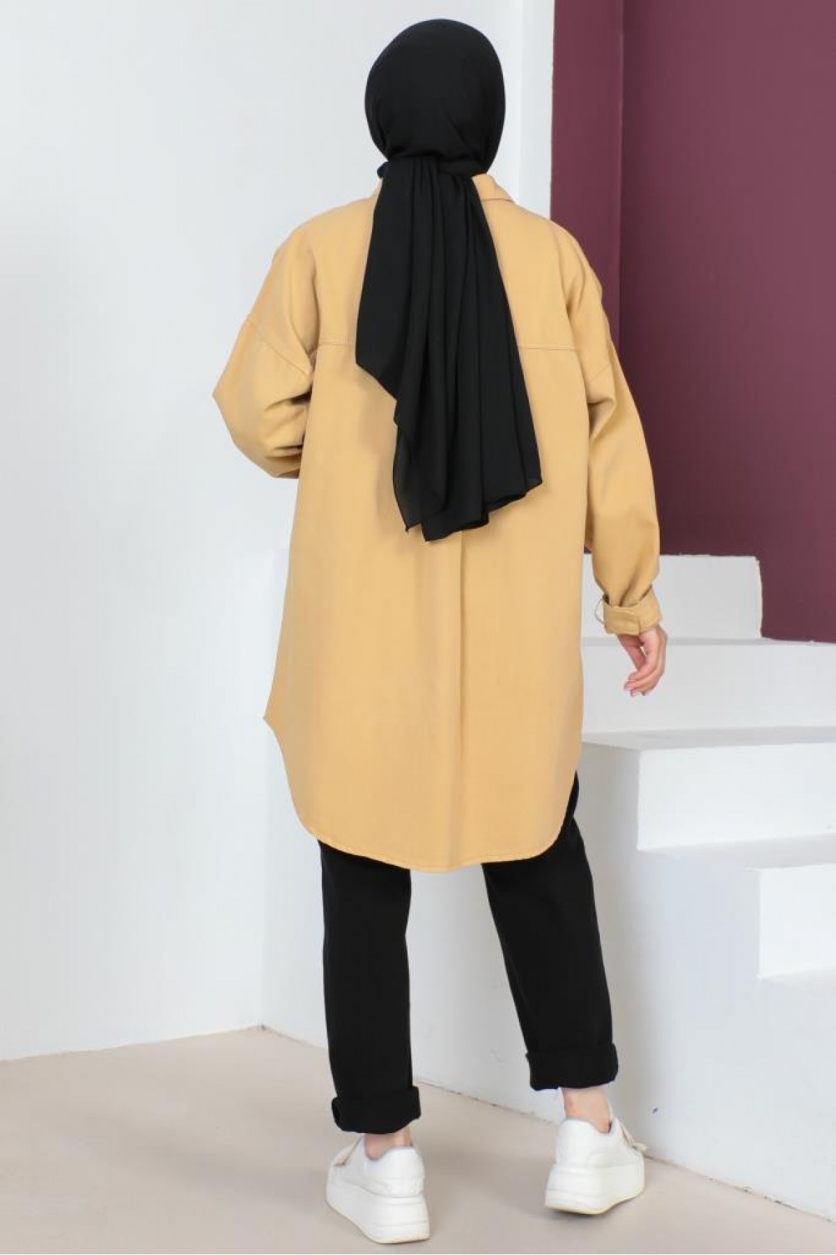 Körük Cep Detaylı Ceket Camel 23049 Körük Cep Detaylı Ceket Camel 23049
