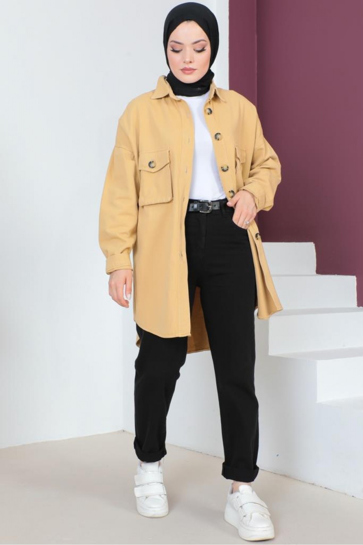 Kemerli Pantolon Siyah 27064 Kemerli Pantolon Siyah 27064