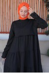 Tesettür Elbise Siyah 61605 Tesettür Elbise Siyah 61605