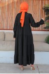 Tesettür Elbise Siyah 61605 Tesettür Elbise Siyah 61605