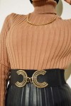 Balıkçı Yaka Triko Body Camel 584 Balıkçı Yaka Triko Body Camel 584