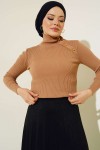 Yakası Düğmeli Balıkçı Triko Bady Vizon 3044 Yakası Düğmeli Balıkçı Triko Bady Vizon 3044