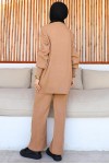  Fitilli Triko Takım Camel 6118