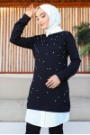 Gömlek Yaka İncili Takım Siyah 2224 Gömlek Yaka İncili Takım Siyah 2224