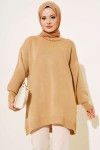 Zincir Kolyeli Triko Camel 3033 Zincir Kolyeli Triko Camel 3033