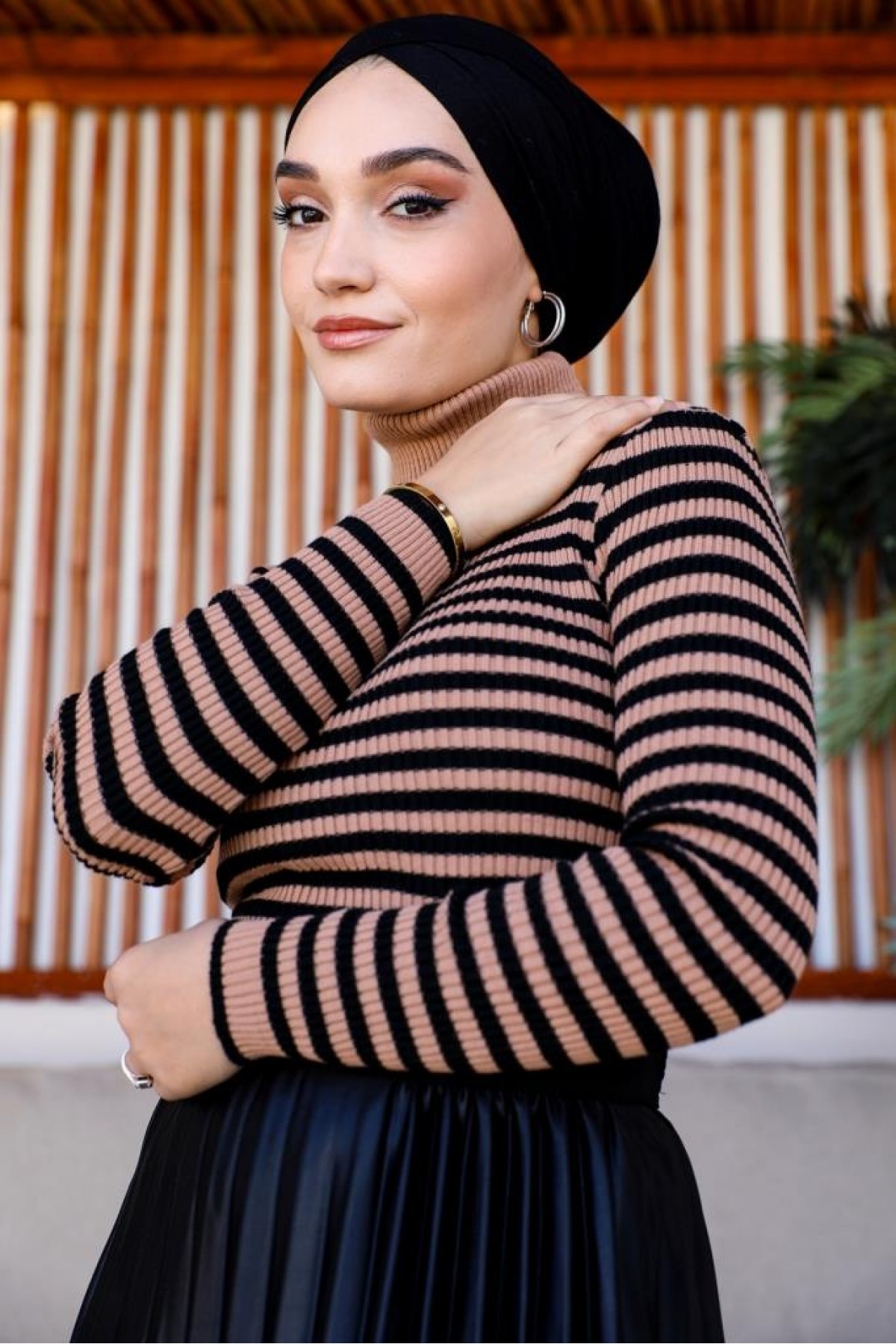 Çizgili Triko Bady Vizon 5087 Çizgili Triko Bady Vizon 5087