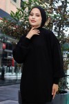 Triko İkili Takım Siyah 6116 Triko İkili Takım Siyah 6116