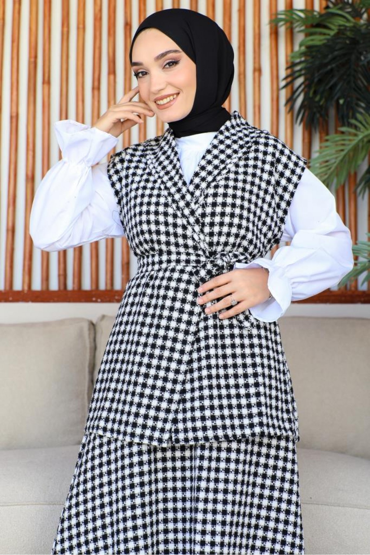 Channel Yelekli 3Lü Takım Siyah 4685 Channel Yelekli 3Lü Takım Siyah 4685