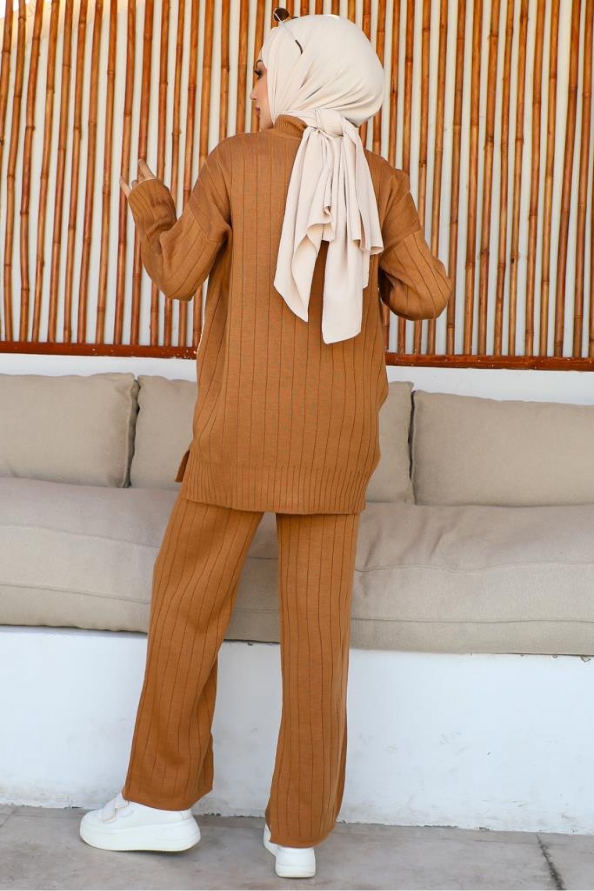 Kalın Fitilli İkili Takım Camel 23005 Kalın Fitilli İkili Takım Camel 23005