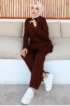 Kalın Fitilli İkili Takım Kahverengi 23005 Kalın Fitilli İkili Takım Kahverengi 23005