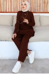 Kalın Fitilli İkili Takım Kahverengi 23005 Kalın Fitilli İkili Takım Kahverengi 23005