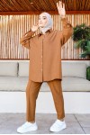 Tesettür İkili Takım Taba 61651 Tesettür İkili Takım Taba 61651