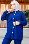 Tesettür İki Takım İndigo 61661 Tesettür İki Takım İndigo 61661