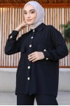 Tesettür İki Takım Siyah 61661 Tesettür İki Takım Siyah 61661