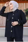 Tesettür İki Takım Siyah 61661 Tesettür İki Takım Siyah 61661