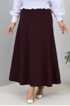 Mevlana Tesettür Etek Mürdüm 211 Mevlana Tesettür Etek Mürdüm 211
