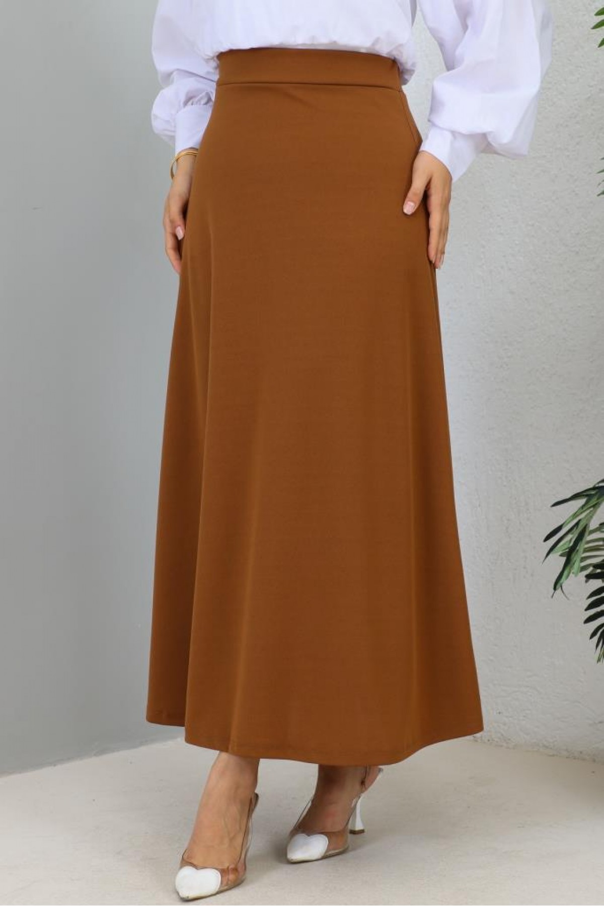 Mevlana Tesettür Etek Taba 211 Mevlana Tesettür Etek Taba 211