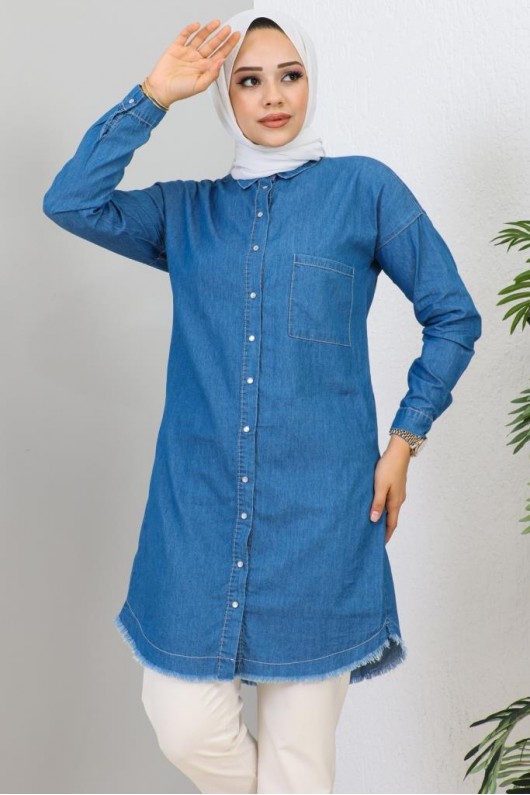  Kot Tunik Lacivert 5593