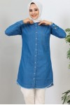  Kot Tunik Lacivert 5593