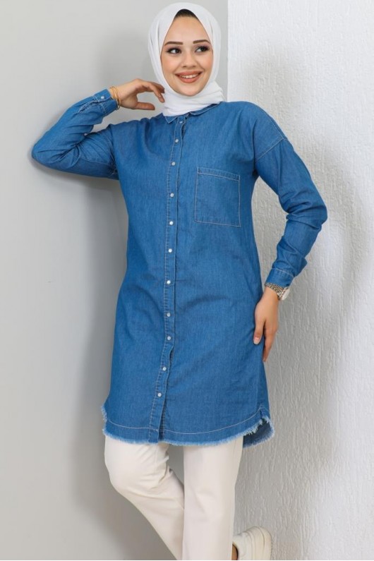  Kot Tunik Lacivert 5593