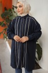 Çizgili Gömlek Lacivert 2039 Çizgili Gömlek Lacivert 2039