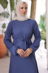 Fitilli Elbise İndigo 12004 Fitilli Elbise İndigo 12004