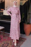 Desenli Elbise Pembe 12005 Desenli Elbise Pembe 12005