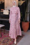 Desenli Elbise Pembe 12005 Desenli Elbise Pembe 12005