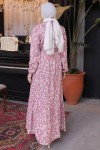 Desenli Elbise Pembe 12005 Desenli Elbise Pembe 12005