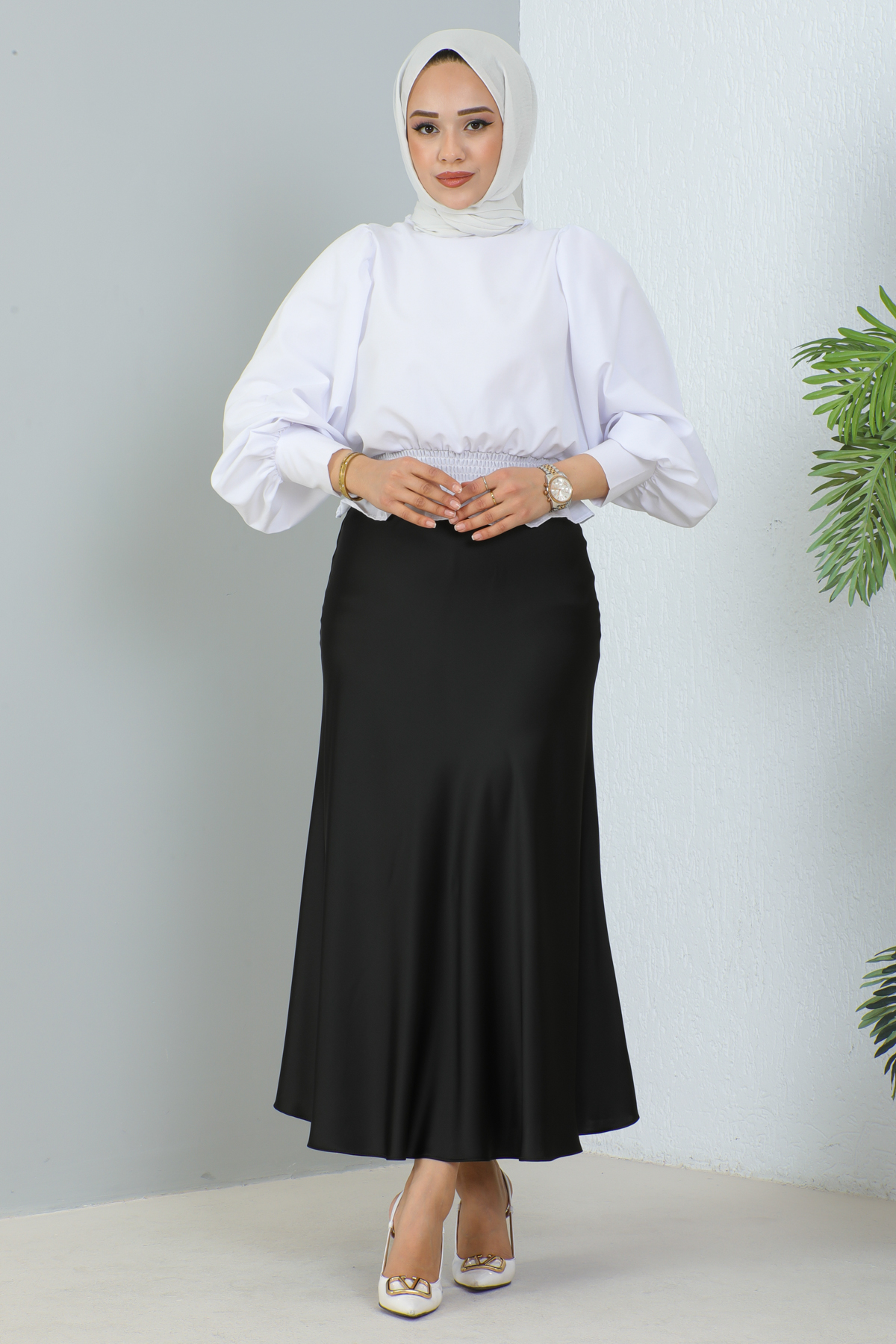 Saten Etek Siyah 4098 Saten Etek Siyah 4098