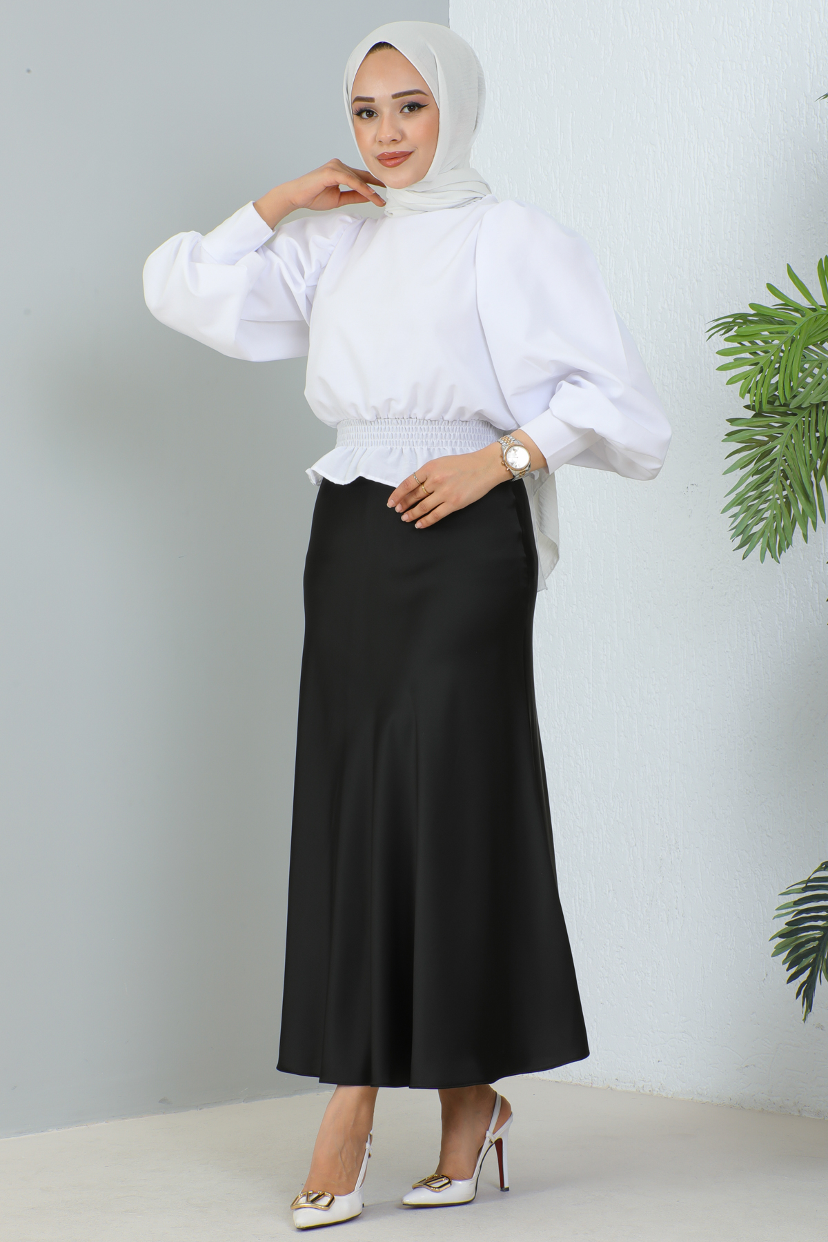 Saten Etek Siyah 4098 Saten Etek Siyah 4098