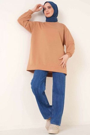  Tunik Sweat Camel 2983