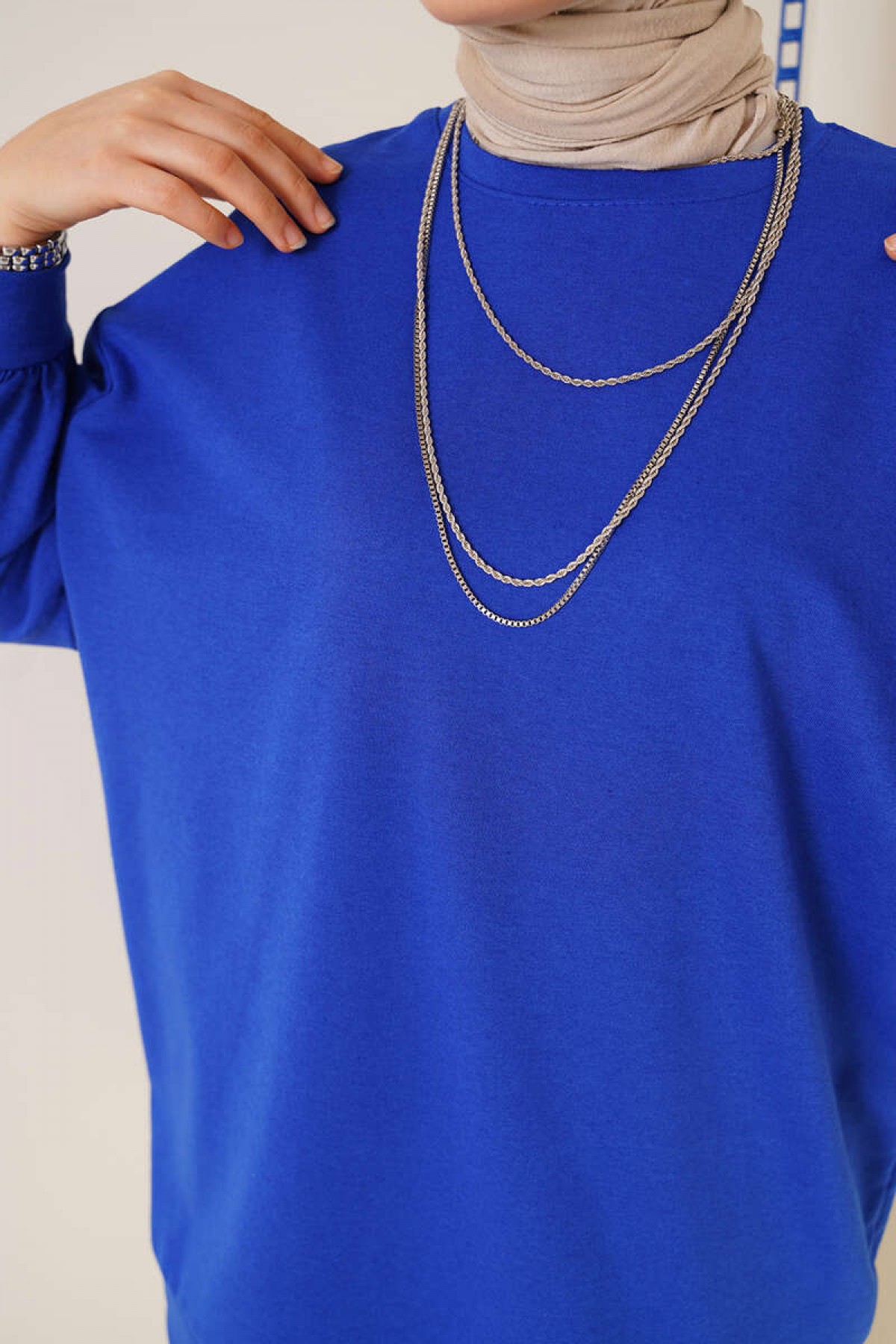 Tunik Sweat Saks Mavisi 2983 Tunik Sweat Saks Mavisi 2983