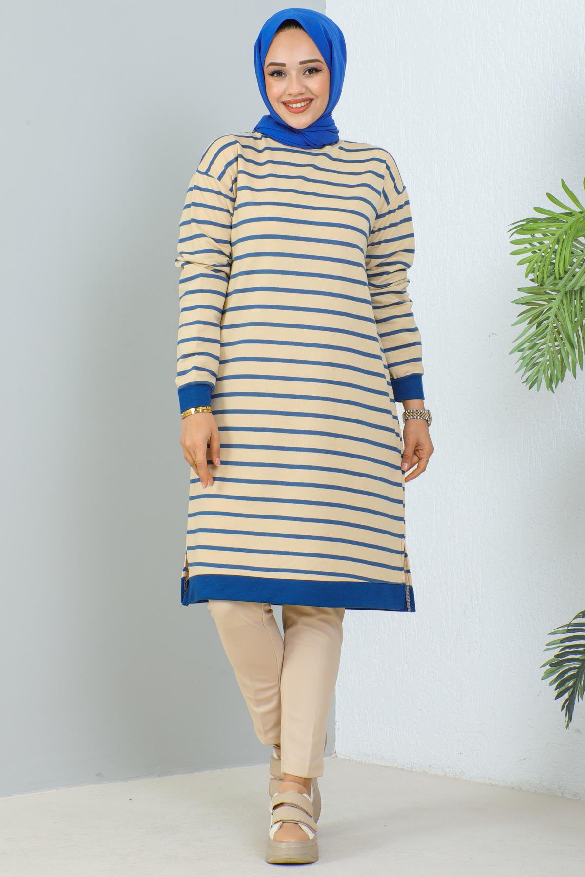 Çizgili Tunik Mavi 1988 Çizgili Tunik Mavi 1988