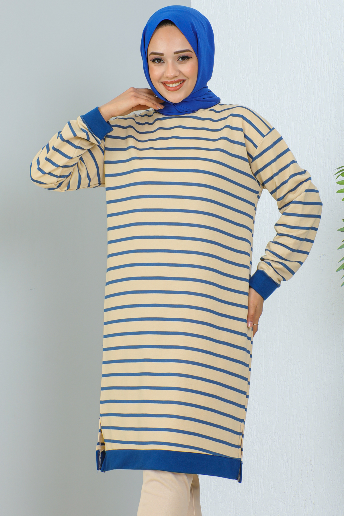 Çizgili Tunik Mavi 1988 Çizgili Tunik Mavi 1988