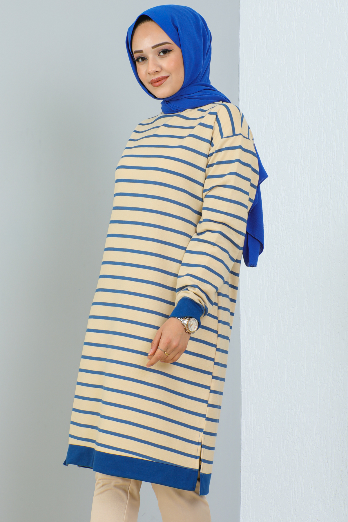 Çizgili Tunik Mavi 1988 Çizgili Tunik Mavi 1988